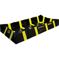 QuickBerm&reg; Containment Berm with Inside Wall Supports, 175 US gal. Capacity, 4' W x 6' L x 12" H, Snap-Up Bracket OSI Industrial Sales