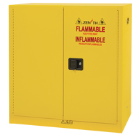 Armoire pour produits inflammables, 24 gal., 2 Porte(s), 43" La x 44" h x 12" p OSI Industrial Sales