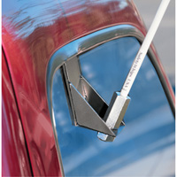 Safety Whip&reg; Light-Duty Whips, Window Mount, 5' High, Orange OSI Industrial Sales