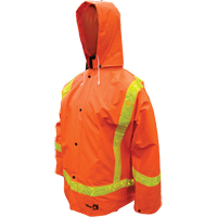 V&ecirc;tements imperm&eacute;ables en PVC ignifuges Open Road , Petit, Orange OSI Industrial Sales