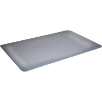 Tapis antimicrobiens WD Foodmaster, Lisse, 3' x 4' x 9/16", Gris, Mousse de vinyle OSI Industrial Sales