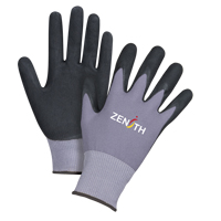 Gants ZX-1 de premi&egrave;re qualit&eacute; compatibles avec les &eacute;crans tactiles, 10/T-Grand, R&ecirc;vetement Nitrile/Mousse de nitrile, Calibre 15, Enveloppe en Nylon OSI Industrial Sales
