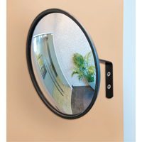 Miroir convexe avec support, Int&eacute;rieur/Ext&eacute;rieur, Diam&egrave;tre 12" OSI Industrial Sales