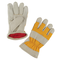 Premium Winter-Lined Work Gloves, Small, Grain Pigskin Palm, Foam Fleece Inner Lining OSI Industrial Sales