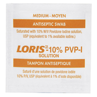 Traitement de pr&eacute;paration a&agrave; la povidone iod&eacute;e, Serviette, Antiseptique OSI Industrial Sales
