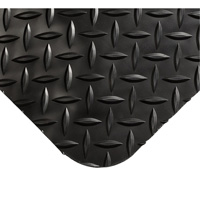 Smart Mats No.497, Diamond, 4' x 10' x 1", Black, PVC/Urethane OSI Industrial Sales