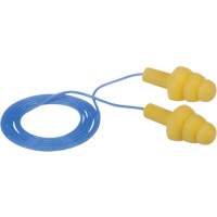 Bouchons d'oreilles pr&eacute;moul&eacute;s E-A-R Ultrafit, Avec cordon, Vrac - Sac en poly, 25 dB NRR, Taille unique OSI Industrial Sales