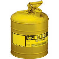 Bidons s&eacute;curitaires, Type I, Acier, 2 gal. US, Jaune, Homologu&eacute; FM/List&eacute; UL/ULC OSI Industrial Sales