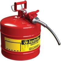 Bidons s&eacute;curitaires AccuFlow, Type II, Acier, 1 gal. US, Rouge, Homologu&eacute; FM/List&eacute; UL/ULC OSI Industrial Sales