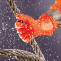 Gants Polar Grip 23-700, 9/Grand, R&ecirc;vetement PVC, Enveloppe en Nylon OSI Industrial Sales