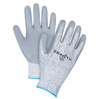 Gants &eacute;lastiques sans coutures r&eacute;sistants &agrave; la coupe, Taille T-Grand/10, Calibre 13, Rev&ecirc;tement Nitrile, Enveloppe en PEHP, ANSI/ISEA 105 niveau 2/EN 388 niveau 3 OSI Industrial Sales