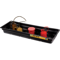 EcoPolyBlend Spill Tray, 46" L x 16" W x 5.5" H, 12 gal. Spill Capacity OSI Industrial Sales