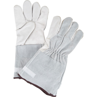 Standard-Duty Snug Wrist Work Gloves, Small, Goat Grain Palm OSI Industrial Sales