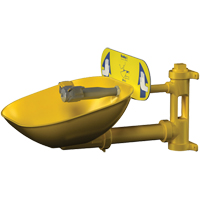 Halo Eyewash Stations, Wall-Mount Installation, Plastic Bowl OSI Industrial Sales