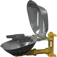 Halo Face/Eyewash Stations, Wall-Mount Installation, Stainless Steel Bowl OSI Industrial Sales
