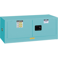 Sure-Grip&reg; EX Piggyback Corrosives/Acid Steel Safety Cabinet, 12 gal., 2 Door, 43" W x 18" H x 18" D OSI Industrial Sales
