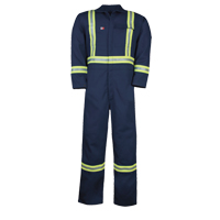 Westex UltraSoft&reg; Unlined Coveralls, Size 34/36, Navy Blue, 12.4 cal/cm2 OSI Industrial Sales