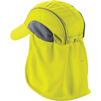 Chapeaux de refroidissement avec voiles pour le cou Chill-Its 6650, Lime haute visibilit&eacute; OSI Industrial Sales