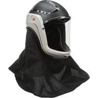 Assemblage de casque Versaflo avec visi&egrave;re de premi&egrave;re qualit&eacute; et enveloppe r&eacute;sistante aux flammes, Universel, Casque rigide, Bavette Simple OSI Industrial Sales