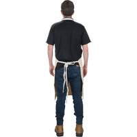 Tablier, Coton, 36" lo x 29" la, Naturel OSI Industrial Sales