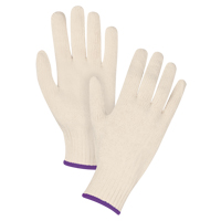 Standard-Duty String Knit Gloves, Poly/Cotton, 7 Gauge, X-Small OSI Industrial Sales