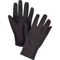 Jersey Gloves, Large, Brown, Red Fleece, Slip-On OSI Industrial Sales