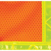 Veste de s&eacute;curit&eacute; d'usage standard, Orange haute visibilit&eacute;, Moyen, Polyester OSI Industrial Sales