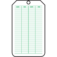&eacute;tiquettes de s&eacute;curit&eacute; d'inspection et de contr&ocirc;le de l'&eacute;tat de l'&eacute;quipement, Papier cartonn&eacute;, 3-1/8" la x 5-7/8" h, Français OSI Industrial Sales
