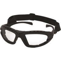 Dustdevil Black Frame Safety Glasses, Clear Lens, Anti-Fog/Anti-Scratch, ANSI Z87+/Meets/Exceeds CSA Z94.3 OSI Industrial Sales