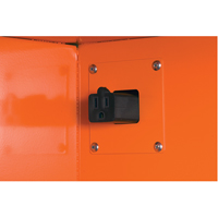 Armoires de rangement pour pr&eacute;paration aux situations d'urgence, Acier, 4 Tablettes, 65" h x 43" la x 18" P, Orange OSI Industrial Sales