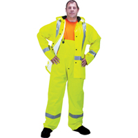 Imperm&eacute;able pour la circulation de premi&egrave;re qualit&eacute; RZ900, Polyester, Petit, Jaune lime haute visibilit&eacute; OSI Industrial Sales