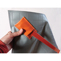 Panneau pour condition temporaire &agrave; rouler avec fl&egrave;che, 24" x 24", Vinyle, Pictogramme OSI Industrial Sales