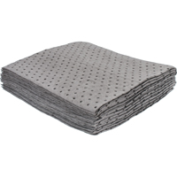 Feuilles absorbantes li&eacute;es de premi&egrave;re qualit&eacute;, Universel, 15" x 17", 8 gal. d'absorption OSI Industrial Sales