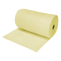 Premium Fine Fibre Sorbent Rolls, Heavyweight, 150' L x 15" W, 50 gal. Absorbancy OSI Industrial Sales
