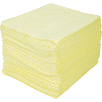 Premium Bonded Sorbent Pads, Hazmat, 15" x 18", 30 gal. Absorbancy OSI Industrial Sales