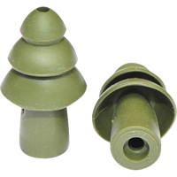 BattlePlugs&reg; Earplugs Replacement Tip, Uncorded, Bulk - Polybag, 24 dB NRR, Medium OSI Industrial Sales