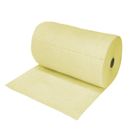 Industrial-Grade Fine Fibre Sorbent Rolls, Heavyweight, 150' L x 30" W, 70 gal. Absorbancy OSI Industrial Sales