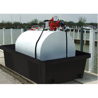 Poly-Tank&reg; Containment Unit 550 Without Drain, 113" L x 71" W x 32" H, 750 US gal. Capacity OSI Industrial Sales
