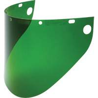 Fibre-Metal&reg; Extended View Faceshield Visor, Propionate, Green Tint OSI Industrial Sales
