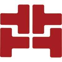 Floor Corner Marks, T, 5" L x 2" W, Red, Polyester OSI Industrial Sales