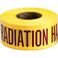 Ruban pour barricade, Anglais, 3" la x 1000' lo, 3 mils, Magenta/jaune OSI Industrial Sales