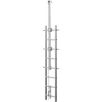 Vi-Go Continuous Ladder Climbing Safety System with Automatic Pass-Through, Stainless Steel OSI Industrial Sales