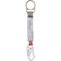 PRO Rope Shock-Absorber, 1.5', Snap Hook/Carabiner Center, Snap Hook Leg Ends, Nylon OSI Industrial Sales