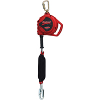Rebel Self Retracting Lifeline for Leading Edge, 20', Galvanized Steel, Swivel OSI Industrial Sales