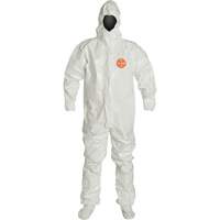 Hooded Coveralls, Tychem&reg; 4000, 2X-Large, White OSI Industrial Sales