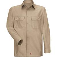 Chemise &agrave; manches longues en tissu ind&eacute;chirable, Hommes, 3T-Grand, Khaki OSI Industrial Sales