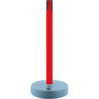 Outdoor TensaBarrier&reg; - Receiver Posts, 37" High, Red OSI Industrial Sales