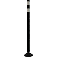 D&eacute;lin&eacute;ateur r&eacute;sistant aux impacts, 36" h, Noir OSI Industrial Sales