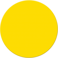 Armor Stripe Lean/5S Markers, Circle, 6" L x 6" W, Yellow, Plastic OSI Industrial Sales