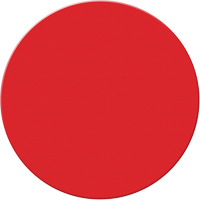 Armor Stripe Lean/5S Markers, Circle, 6" L x 6" W, Red, Plastic OSI Industrial Sales